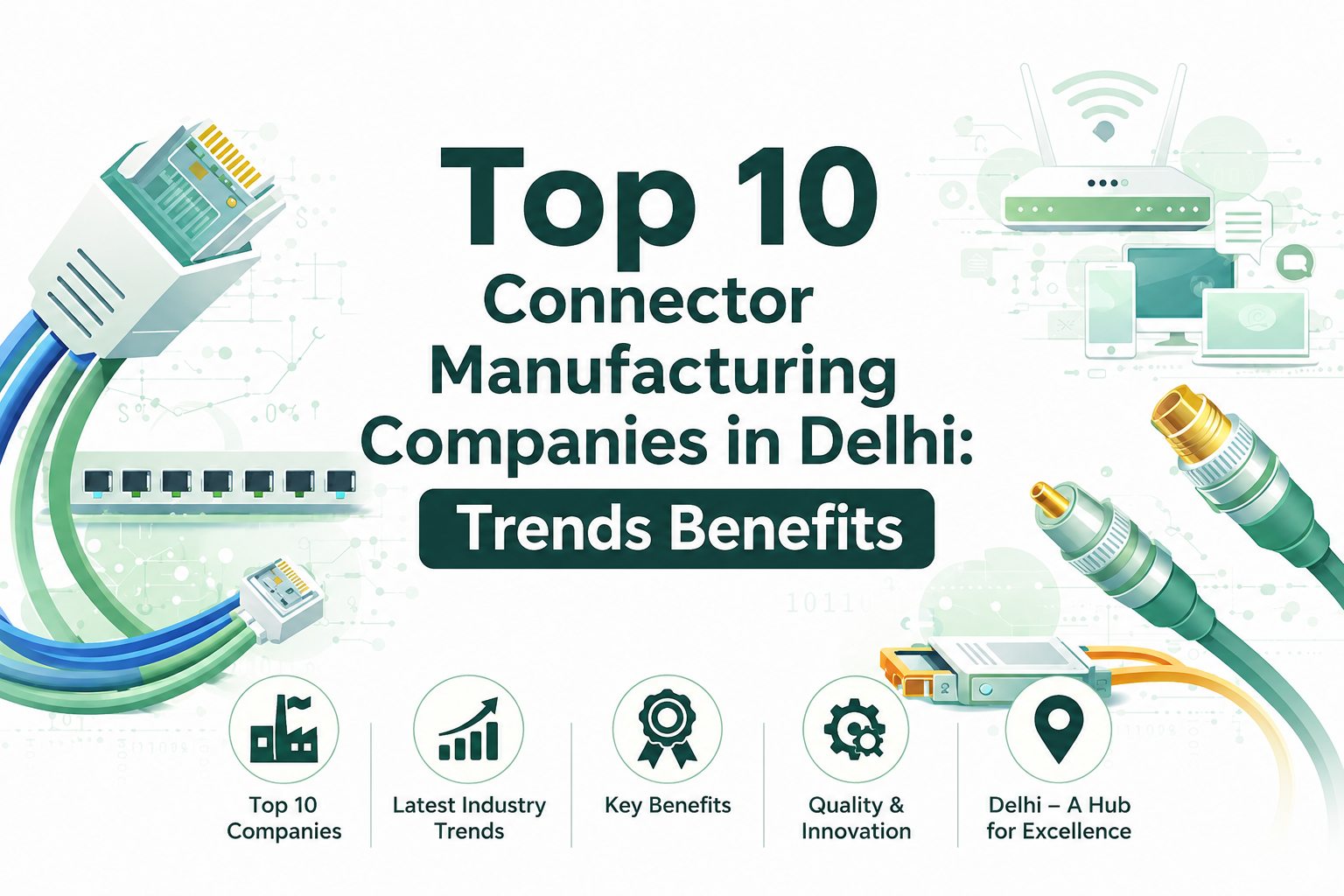 Top 10 Connector Manufacturing Companies in Delhi Trends Benefits