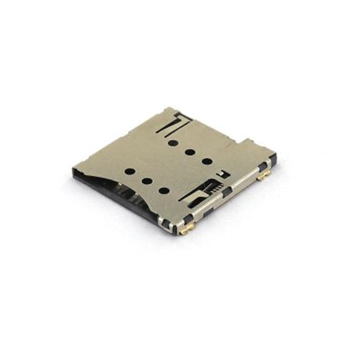 MICRO SIM CONNECTOR PUSH PUSH XXPIN SMT 90° STANDOFF=0mm NORMAL Manufacturers in Delhi
