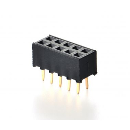 2.0mm FEMALE HEADER DIP 180° OPTIONAL INSULATOR HEIGHT Manufacturers in Delhi