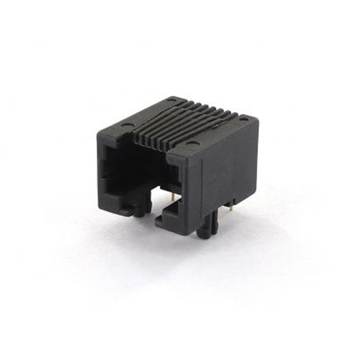 MODULAR JACK VERY LOW PROFILE 11.5mm ALL PLASTIC BLACK INSULATOR SPLIT FOOT Manufacturers in Delhi