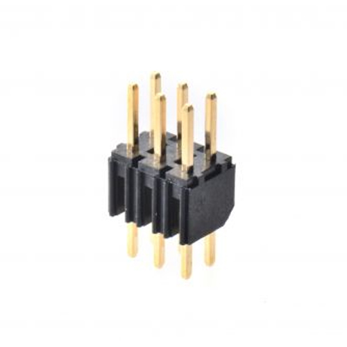 2.54mm PIN HEADER DIP 90°/ DIP 180° THICK PLASTIC PLASTIC HEIGHT=4.3mm DUAL ROW Manufacturers in Delhi