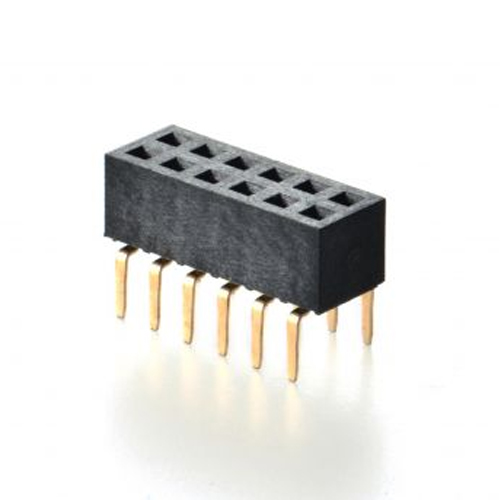 2.0mm FEMALE HEADER DIP 180° DUAL ROW BOTTOM ENTRY Manufacturers in Delhi