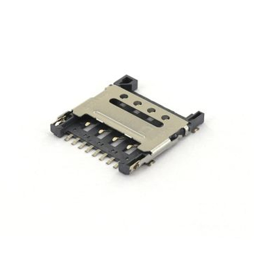 MICRO SIM CONNECTOR HINGED COVER 08PIN SMT 90° Manufacturers in Delhi