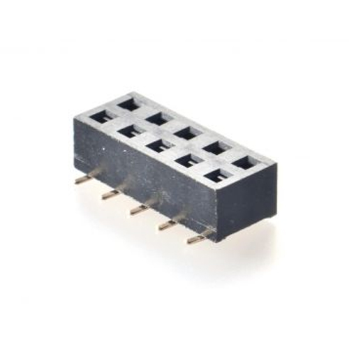 2.54mm FEMALE HEADER SMT 180° BOTTOM ENTRY Manufacturers in Delhi