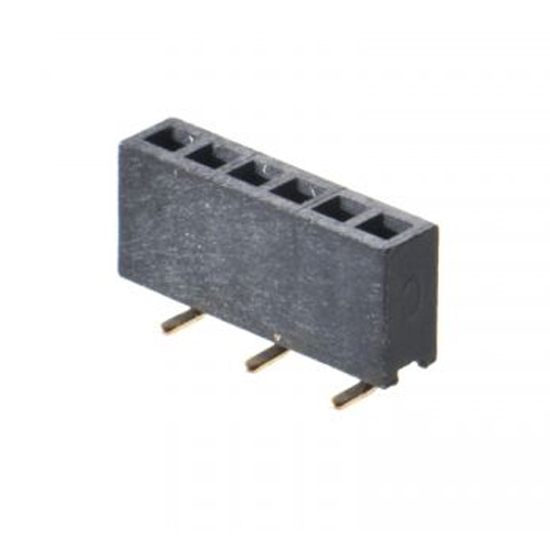 1.27X1.27mm FEMALE HEADER SMT 180° WITHOUT POST SINGLE ROW Manufacturers in Delhi