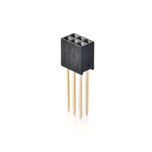 2.54mm FEMALE HEADER DIP 180° DUAL ROW Manufacturers in Delhi